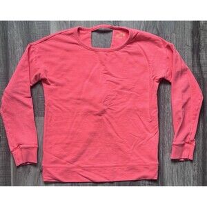 Lilly Pulitzer Luxletic Womens Medium Biscaya Cross Back Open Back Sweatshirt